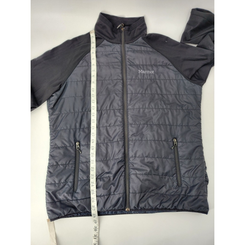 Marmot‎ Mens Hybrid Quilted Insulated Softshell Jacket Black Charcoal Gray Large - Picture 9 of 12